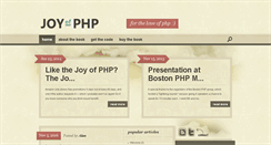 Desktop Screenshot of joyofphp.com